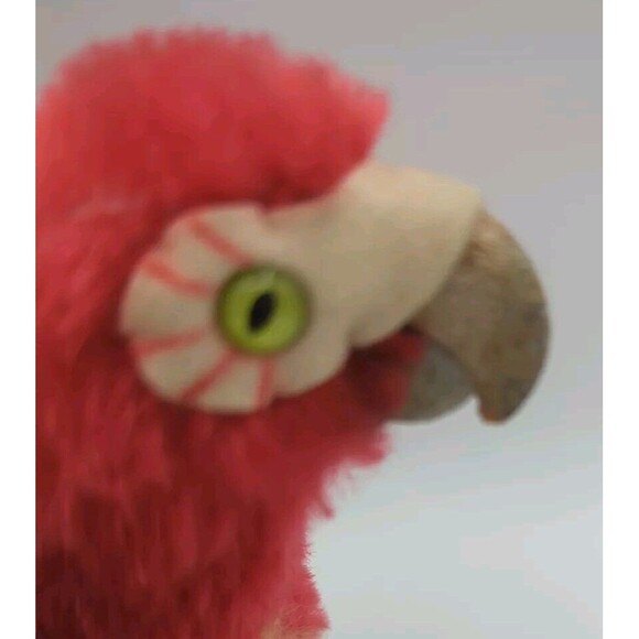 Vintage German Steiff Mohair Mini LORA the Parrot Ear Button & Tag 5.5" c.1960 - Picture 6 of 7